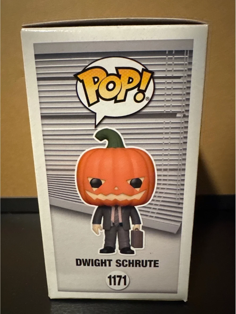 Funko Pop! The Office Dwight Schrute Pumpkin Head Vinyl Figure #1171